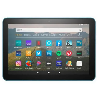 Tablet Amazon Fire HD 8 Wifi 32GB 2GB RAM Azul/Vermelho