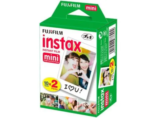 Filme instantâneo Fujifilm para Instax Mini - 20 poses