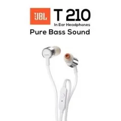 Fone intra-auricular JBL T210 - R$48