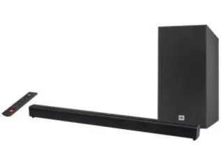 (C. Ouro) Soundbar JBL com Subwoofer Wireless Bluetooth - 110W 2.1 Canais SB160 | R$1079