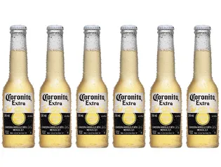 Cerveja Coronita Extra Long Neck 210ml Pack - 6 unidades 