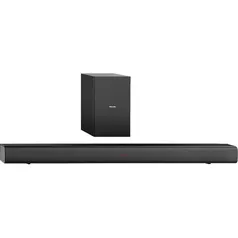 [AME R$ 445,49/Super caçador] Soundbar Philips Subwoofer Wireless Bluetooth Cabo Óptico HDMI ARC