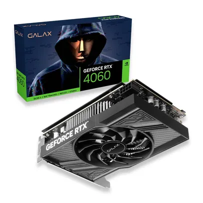 Placa De Vídeo Galax Nvidia Geforce Rtx 4060 8Gb Oc, 1-click, Gddr6, 128bits, Dp / HDMI - 46nsl8md8zoc