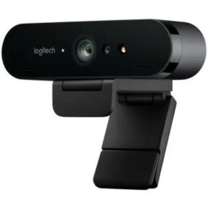 [Reembalado] Webcam Logitech Brio 4k Pro Full Hd Tecnologia Hdr Rightlight 3 | R$491