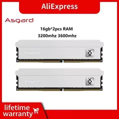 Memoria desktop Asgard T3 2x16gb ddr4 3600mhz 