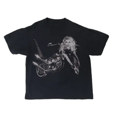 Camiseta Lady Gaga - Born This Way The Tenth Anniversary - Motorcycle T-Shirt I