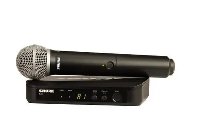 Microfone Shure Blx24br/Pg58-M15 Sem Fio Pg58 Para Vocais