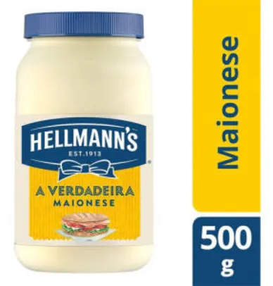 Hellmanns Maionese 500g | R$2,95
