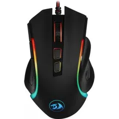 Mouse Redragon Gamer Griffin M607 RGB, 7200 DPI, 6 Botões, Black