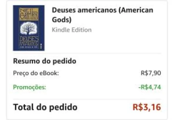 Ebook Kindle - Deuses Americanos
