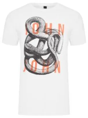 Camiseta masculina John John rg swirl snake - Branca