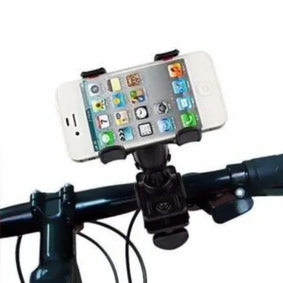 Suporte Universal De Bike Bicicleta Moto Para Gps Celular - PRETO