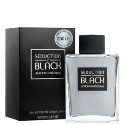 Perfume Seduction in Black Antonio Banderas Eau de Toilette - 200ml