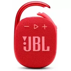 Caixa de Som JBL Clip 4, Bluetooth, Vermelho