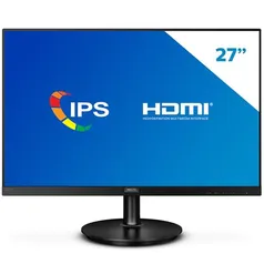 Monitor Philips 27" Full HD IPS Widescreen HDMI Bordas Ultrafinas