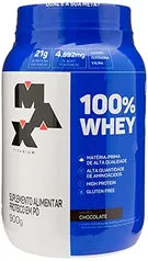 100% Whey - 900G Chocolate - Max Titanium, Max Titanium