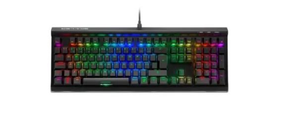 [APP] Teclado Gamer Sharkoon Skiller SGK60, RGB, Switch Kailh Box White, ABNT2, USB-C, Preto - SGK 60