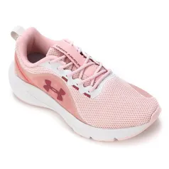 Tênis Under Armour Charged Surpass Feminino - Off white+Rosa | R$ 99