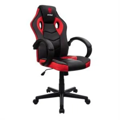 Cadeira Gamer Giratória Evolut EG-901 Vermelha E Preta | R$650