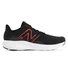 TENIS NEW BALANCE 411V3, PRETO/VERMELHO, 40