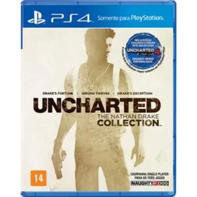 [Americanas] Uncharted The Nathan Drake Collection - PS4 por R$158
