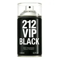 [R$39 de MagaluPay] 212 Vip Men Black Carolina Herrera - Body Spray 250 ml | R$125