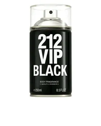 [R$39 de MagaluPay] 212 Vip Men Black Carolina Herrera - Body Spray 250 ml | R$125