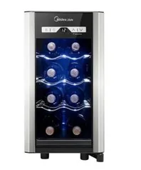 Adega Midea 8 Garrafas Preta 60hz - 110V - R$399,00