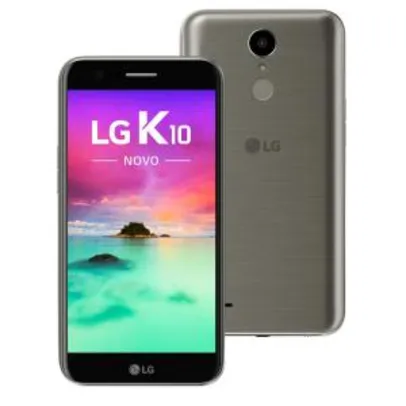 Smartphone LG K10 M250DS Titânio com 32GB, Dual Chip, Tela de 5.3" HD por R$ 789
