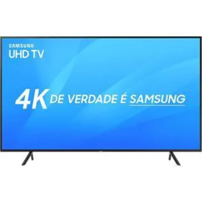 Smart TV LED 40" Samsung Ultra HD 4K 40NU7100 3 HDMI 2 USB HDR - R$1.276