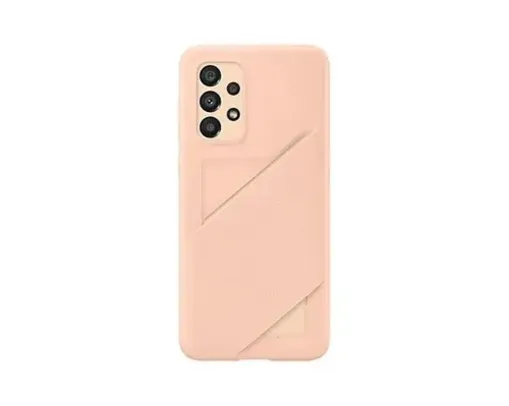 (VIP + Pontos Samsung Rewards) Capa Protetora Silicone Porta Cartão Galaxy A33 5G Rosa