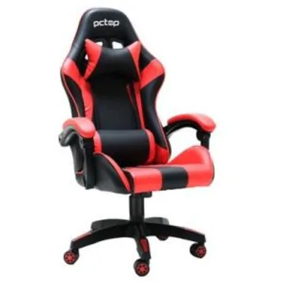 Saindo por R$ 699: Cadeira Gamer PCTOP Vermelha - PC6022 | R$699 | Pelando