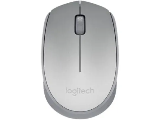 [APP + CLIENTE OURO] Mouse sem Fio Logitech Óptico 1000DPI 3 Botões | R$ 27