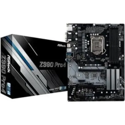 Placa-mãe ASRock Z390 Pro4 | R$880