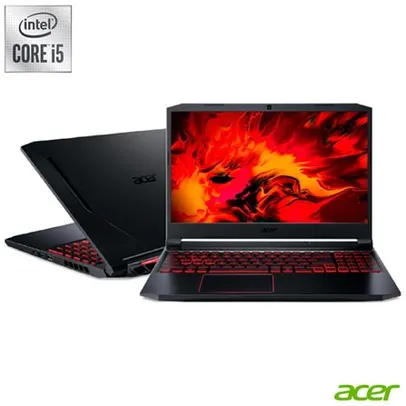 Notebook Gamer ACER NITRO5 Intel®Core™i5 Placa NVIDIAGTX1650, 8GB-1TB+256GBSSD-Windows11, Tela15.6