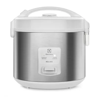 [Com CashCrédito R$144,49]  Panela de Arroz Elétrica Electrolux por Rita Lobo 3,5L Branca Efficient Visor Glass (ERC31) - 127V ou 220V