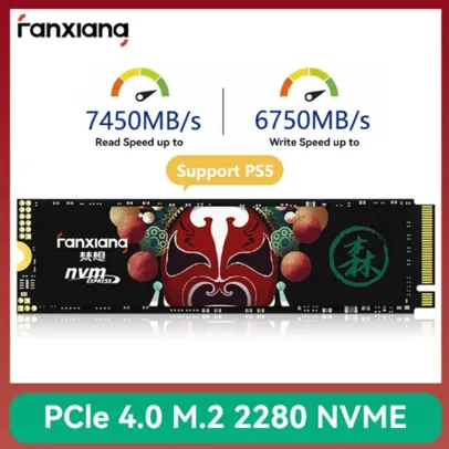  | Fanxiang 7400 MB/s SSD NVMe M.2 2280 2TB 1TB Disco Rígido Interno d