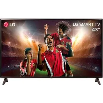 [Cartão Shoptime] Smart TV LED 43'' Full HD LG 43LK5700 com IPS ThinQ AI WI-FI Processador Quad Core e HDR 10 Pro | R$1.274
