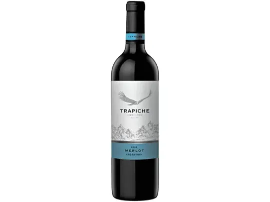 [ APP | Leve 4 Pague 2 | R$ 23,47 CADA ] Vinho Tinto Seco Trapiche Vineyards Merlot