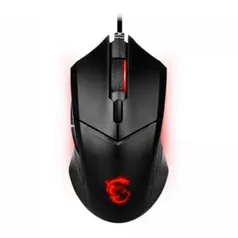 MOUSE GAMER MSI CLUTCH GM08 4200DPI PRETO, CLUTCH GM08 - R$53