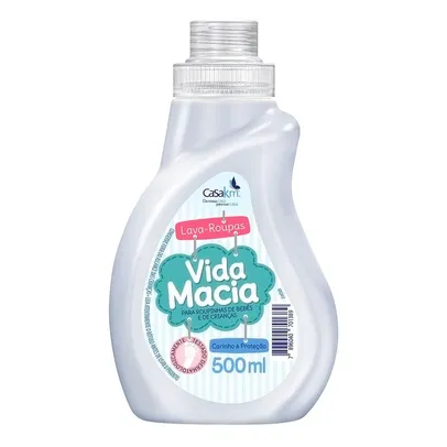 Sabão Líquido Vida Macia para Roupinhas de Bebê 500ml