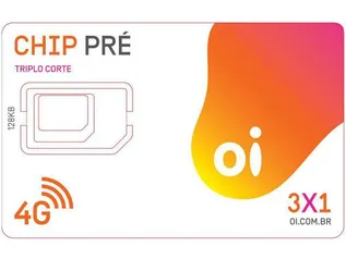 [Cliente Ouro] Chip Oi 4G Pré-Pago - DDD 11 a 19 SP | R$ 3,25