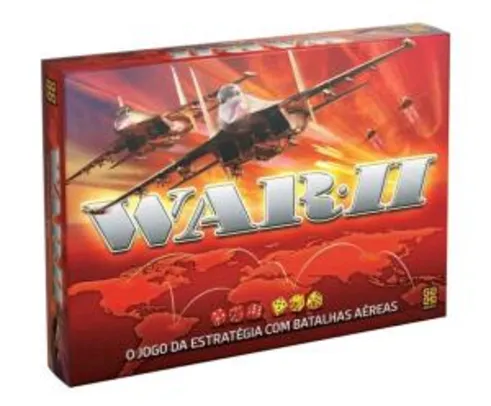 Jogo War II Tabuleiro -  com Batalhas Aéreas Grow - R$90