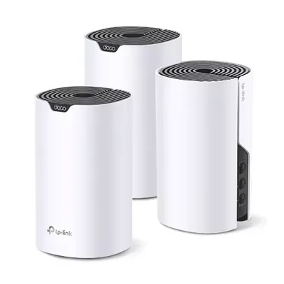 Kit Roteador Wi-fi Mesh Dual-band Ac1900 Deco S7 Tp-link Cor Branco 110V/220V