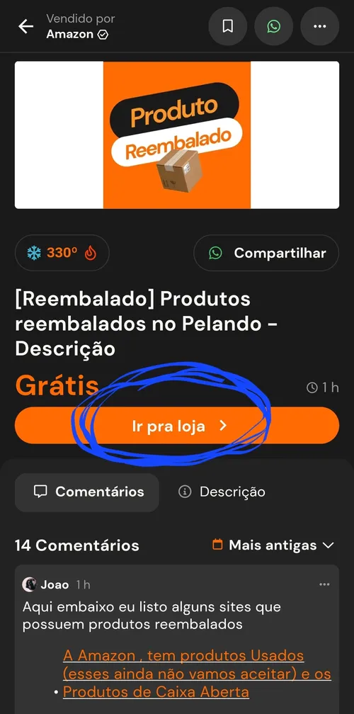 Imagen na descrição da promoção