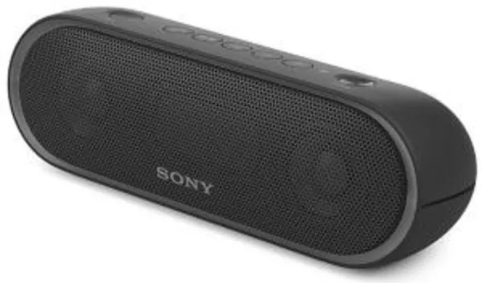 Caixa de Som Sony SRS-XB20 20W Preto Bluetooth NFC e Bateria Recarregável - Eletrônicos - Caixas Portáteis e Dock