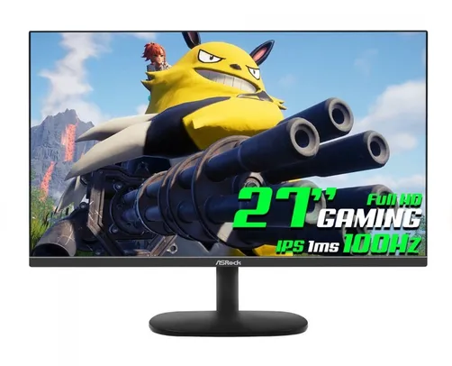 Monitor Gamer ASRock Challenger CL27FF, 27 Pol, Full HD, 1ms, 100Hz, IPS, 99% sRGB, FreeSync, HDMI/VGA