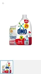 Leve 4 pague 3 | Kit Sabão Líquido Concentrado Omo Lavagem Perfeita 500ml + Garrafa | R$13 cada