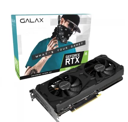 Placa de Vídeo Galax NVIDIA GeForce RTX 3060 1-Click OC, 8GB GDDR6, DLSS, Ray Tracing, 36NSL8MD6OCC