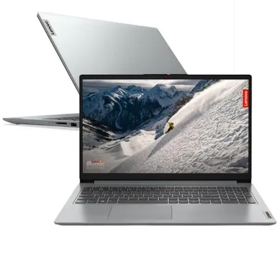 Foto do produto Notebook Lenovo IdeaPad 1 R5-7520U Tela 15.6 8GB 256GB SSD W11 82X50002BR